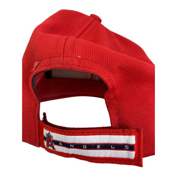VTG Retro Los Angeles Angels Red Fan Favorite MLB Baseball Cap Adjust OS 8166 - Picture 9 of 10